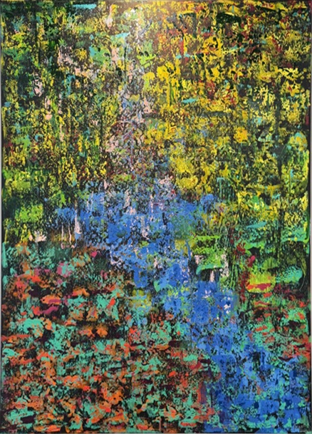 Abstract painting by Dr. Ahmed