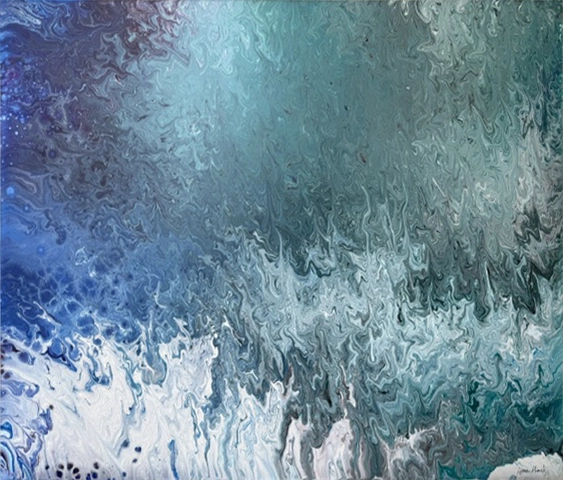 Abstract painting by Dr. Ahmed