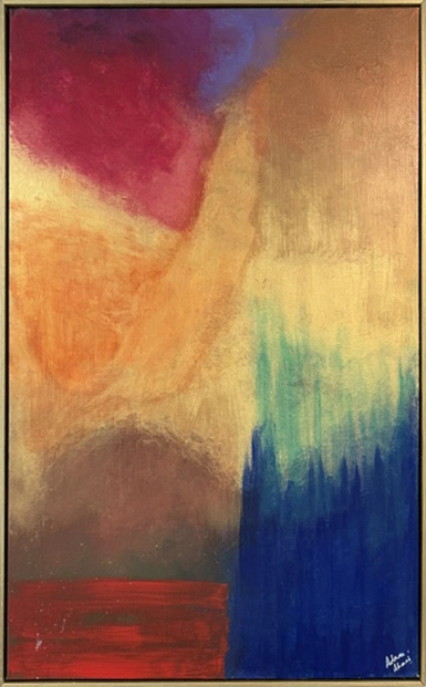Abstract painting by Dr. Ahmed